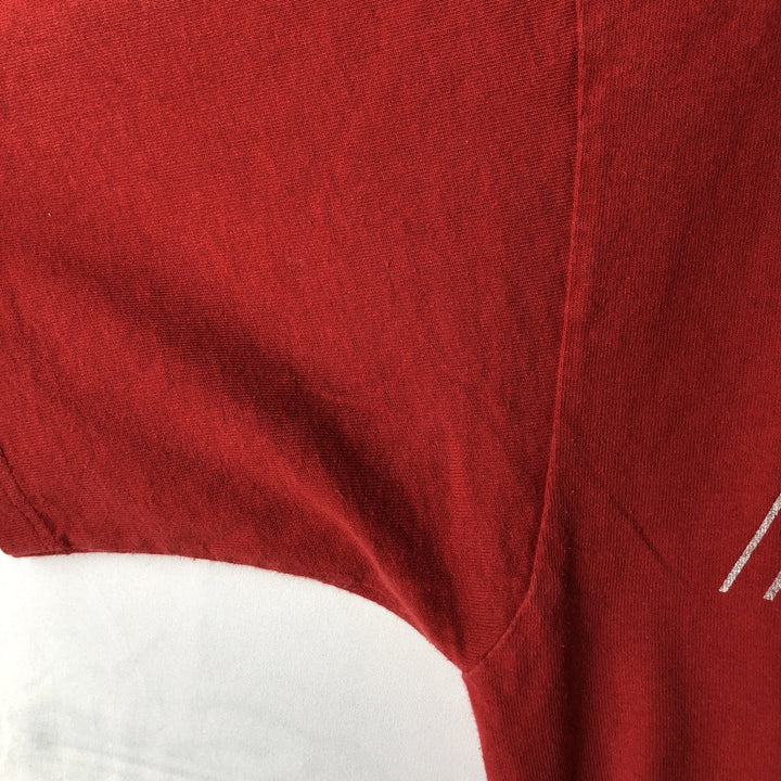 00'S Nike logo print T-shirt, men's size M cotton red type Vintage Second Hand