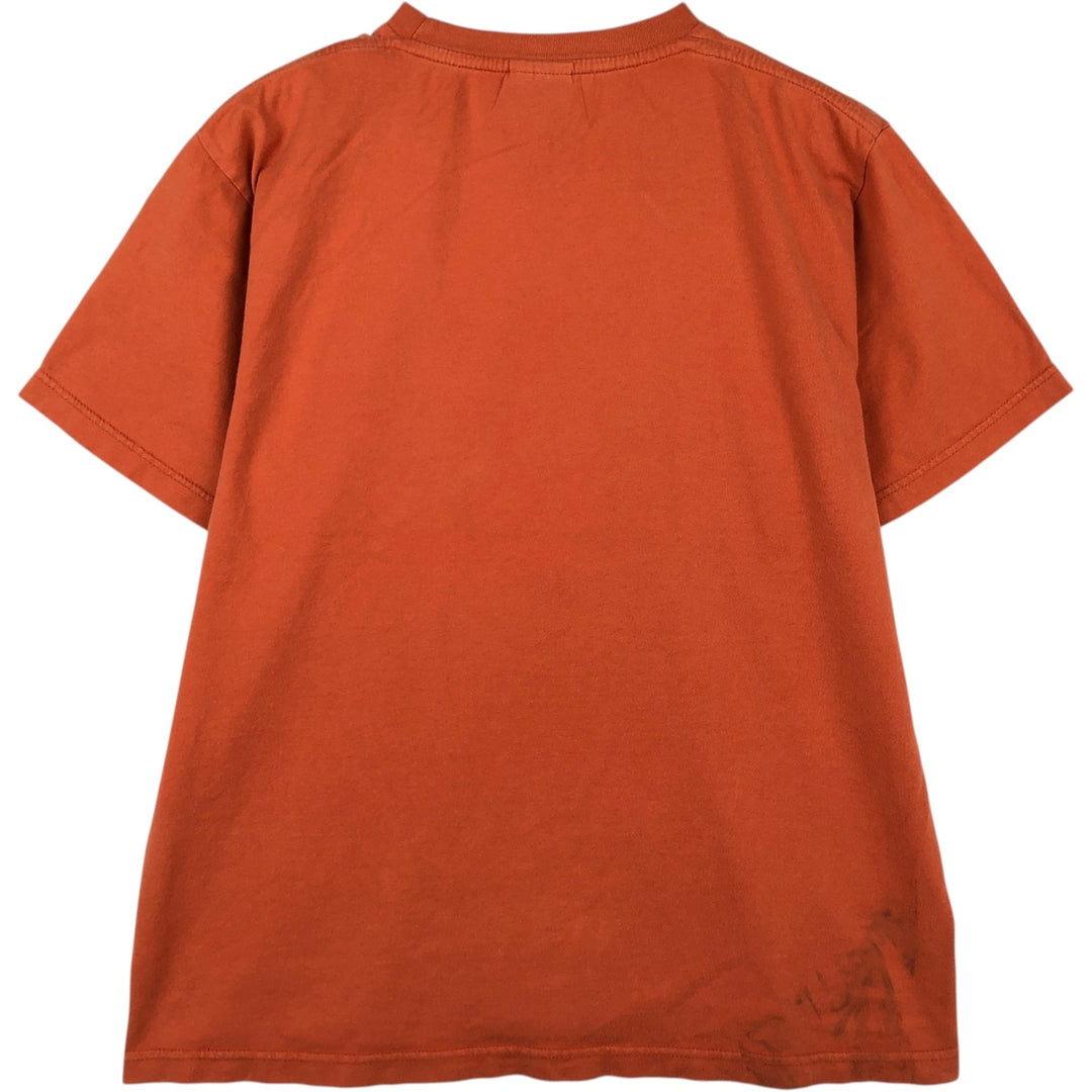 00'S Nike logo print T-shirt, men's size M cotton orange type Vintage Second Hand