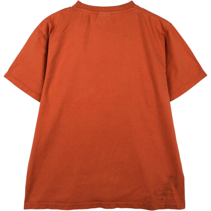 00'S Nike logo print T-shirt, men's size M cotton orange type Vintage Second Hand