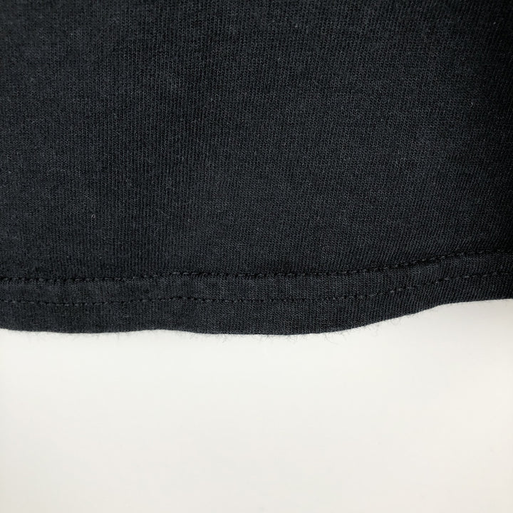 Thrasher Fire Pattern Logo Print T-Shirt, Men's Size L (approx.) cotton black type Vintage Second Hand