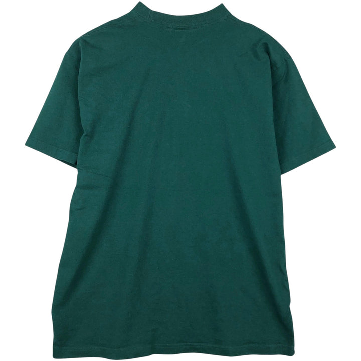 90'S Nike Logo Print T-Shirt, Men's Size L, Vintage cotton green type Vintage Second Hand