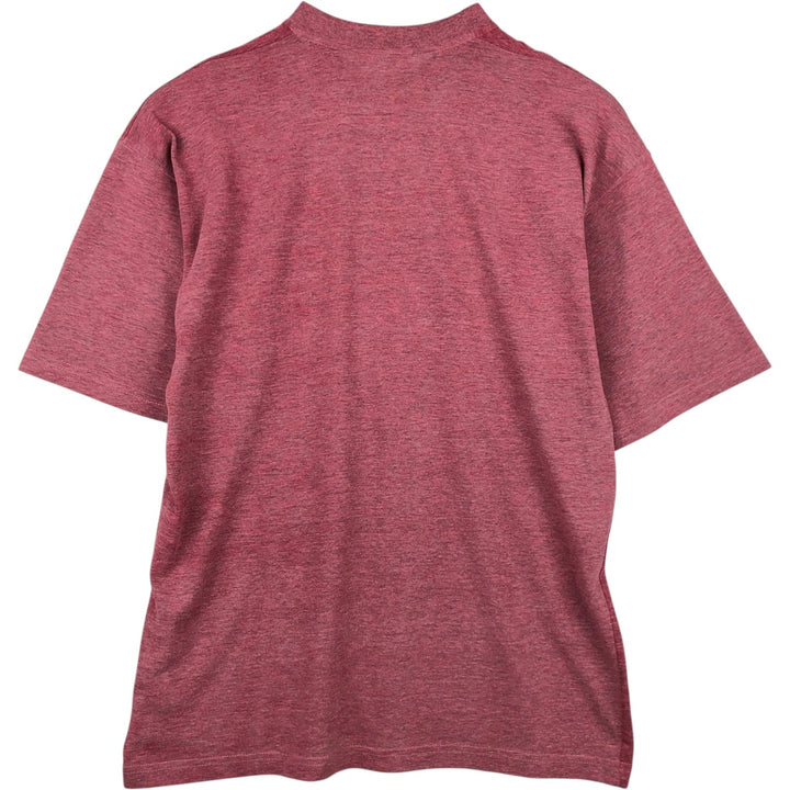 80'S Adidas logo t-shirt, men's size L equivalent, vintage. cotton pink type Vintage Second Hand