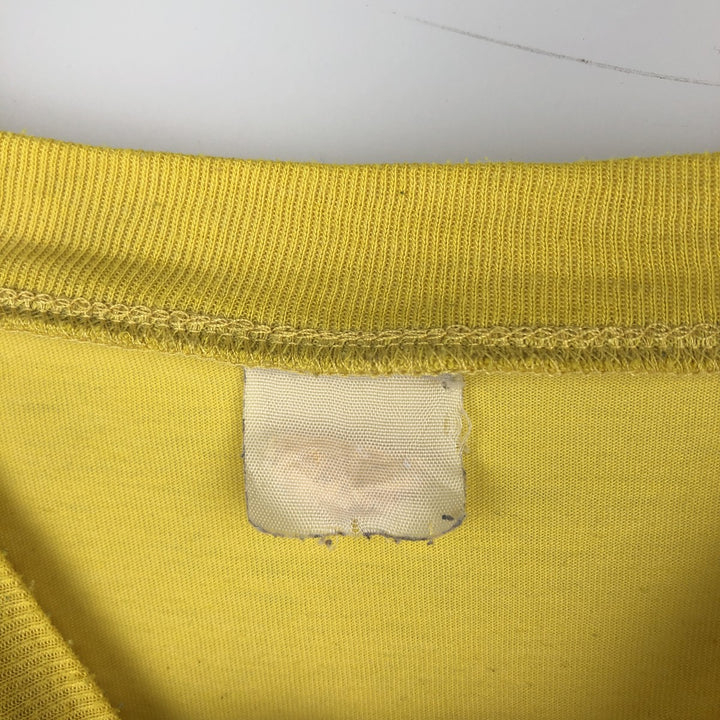 Nike one-point logo t-shirt, men's size M (equivalent), vintage. unclear yellow type Vintage Second Hand