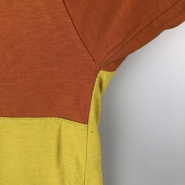 Nike one-point logo t-shirt, men's size M (equivalent), vintage. unclear yellow type Vintage Second Hand