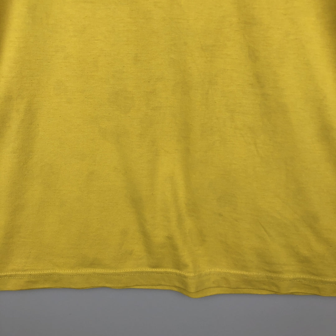Nike one-point logo t-shirt, men's size M (equivalent), vintage. unclear yellow type Vintage Second Hand