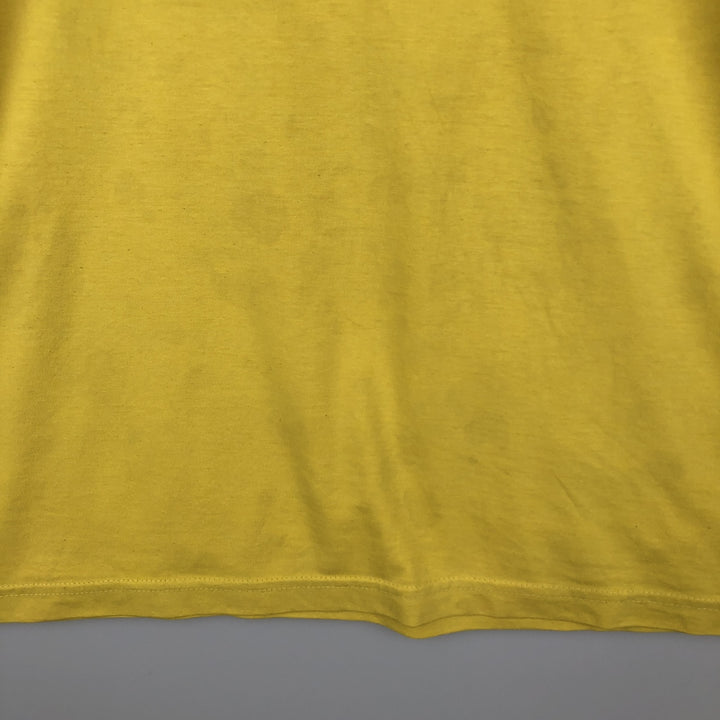 Nike one-point logo t-shirt, men's size M (equivalent), vintage. unclear yellow type Vintage Second Hand