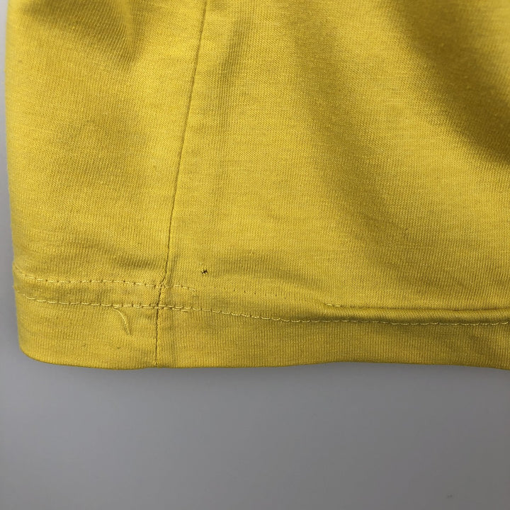 Nike one-point logo t-shirt, men's size M (equivalent), vintage. unclear yellow type Vintage Second Hand