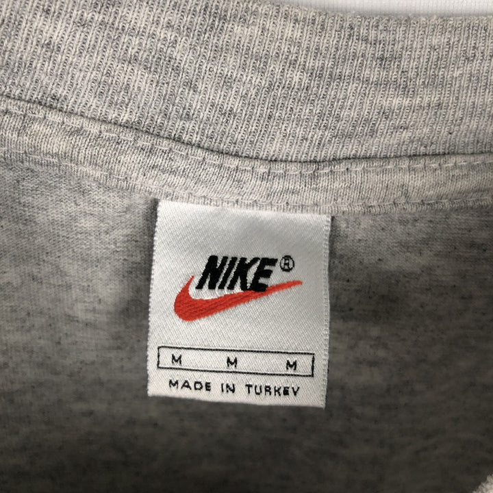 90s-era Nike one-point logo t-shirt, men's size M equivalent, vintage. unclear gray type Vintage Second Hand