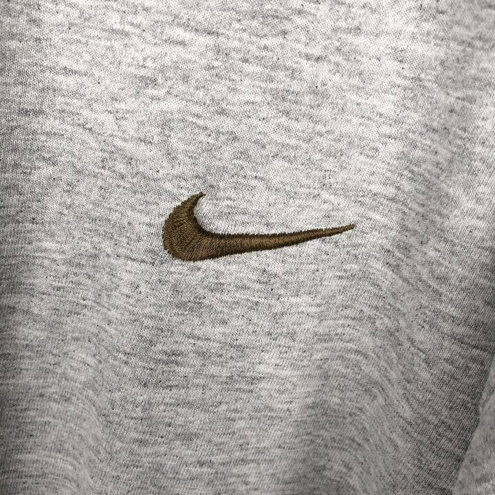 90s-era Nike one-point logo t-shirt, men's size M equivalent, vintage. unclear gray type Vintage Second Hand