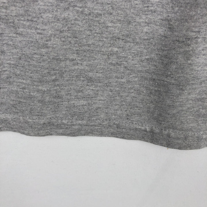 2000'S Nike sports print T-shirt, men's size M (approx.) cotton gray type Vintage Second Hand