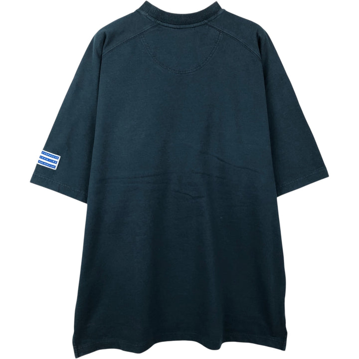 Vintage 90'S Adidas logo T-shirt, men's size XL cotton Green type dark green Vintage Second Hand