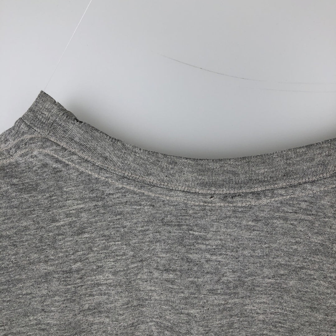 90'S Nike Logo Print T-Shirt, Men's Size L, Vintage cotton gray type Vintage Second Hand