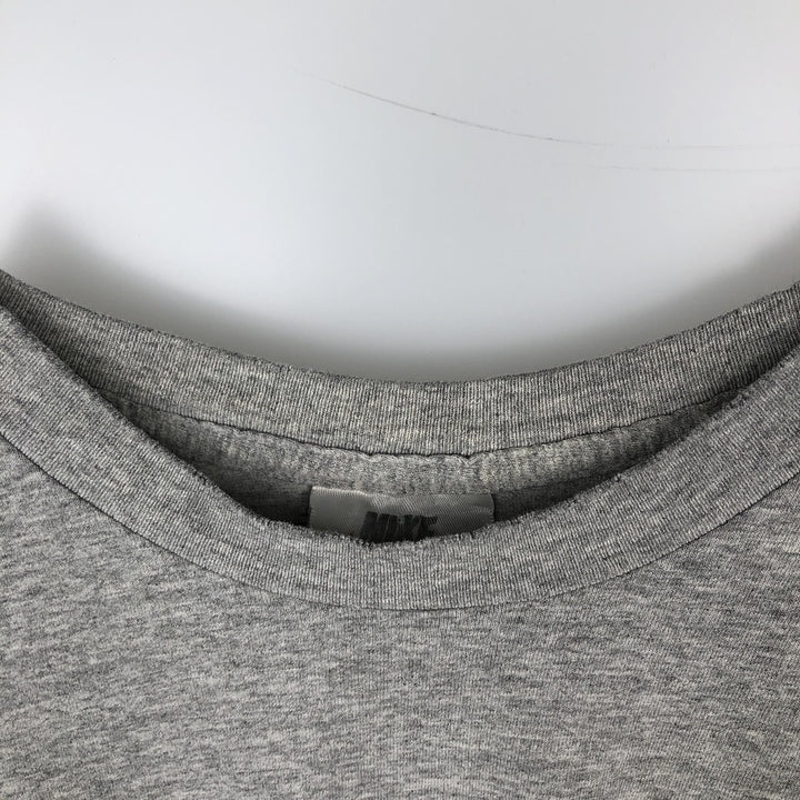 90'S Nike Logo Print T-Shirt, Men's Size L, Vintage cotton gray type Vintage Second Hand