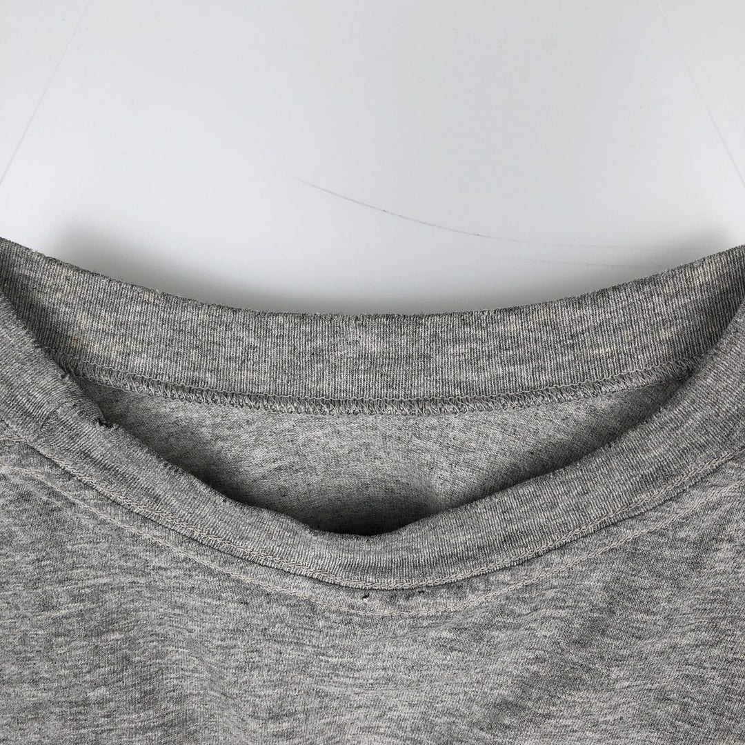 90'S Nike Logo Print T-Shirt, Men's Size L, Vintage cotton gray type Vintage Second Hand