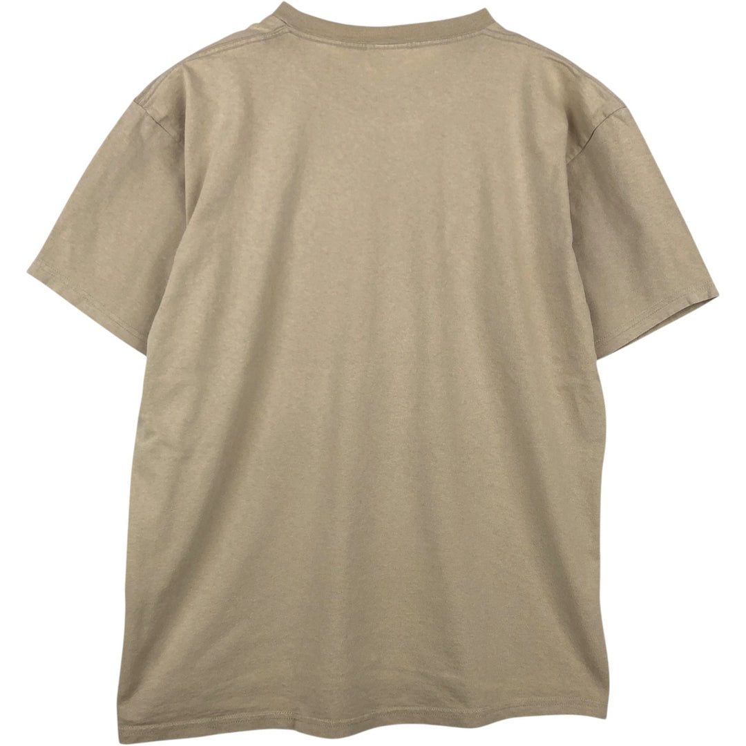 90'S Nike Logo T-Shirt, Men's Size L (approx.), Vintage cotton Beige type Vintage Second Hand