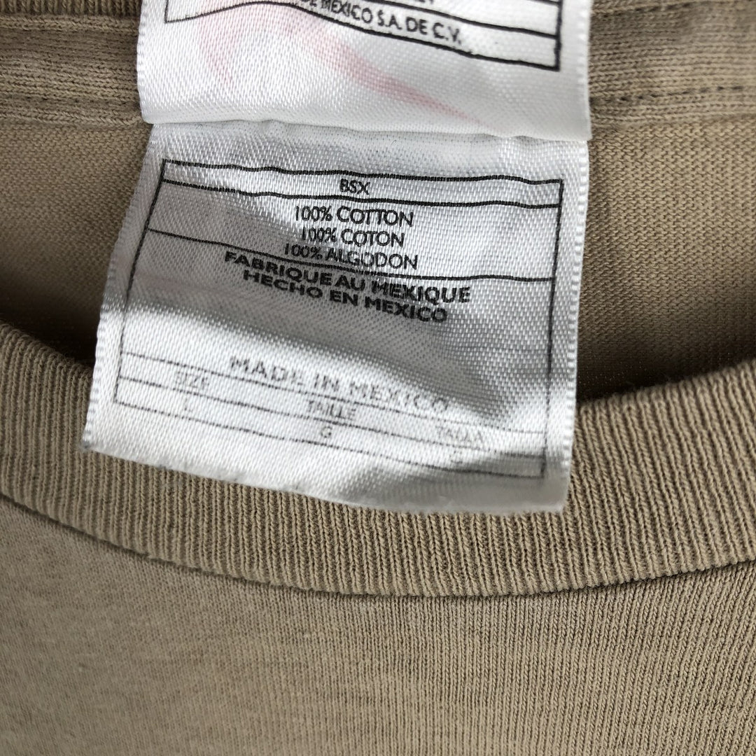 90'S Nike Logo T-Shirt, Men's Size L (approx.), Vintage cotton Beige type Vintage Second Hand