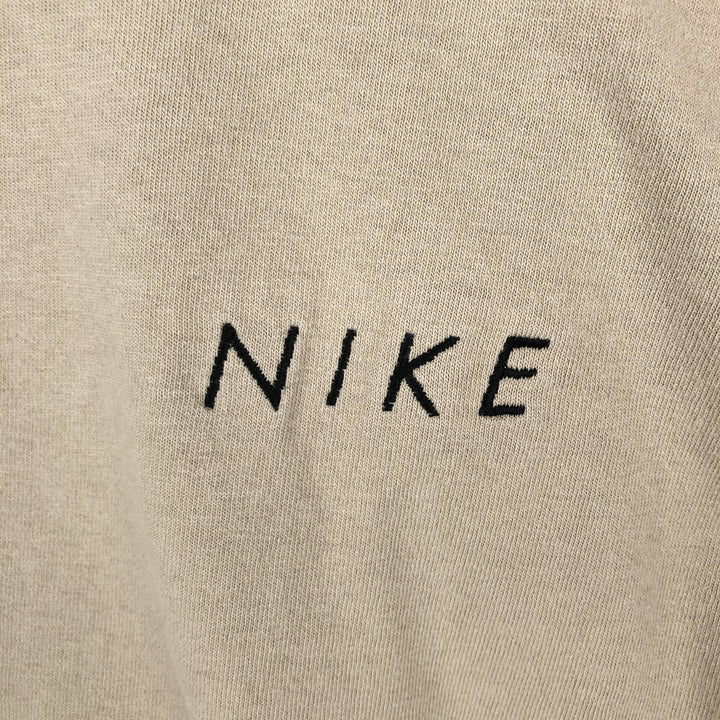 90'S Nike Logo T-Shirt, Men's Size L (approx.), Vintage cotton Beige type Vintage Second Hand
