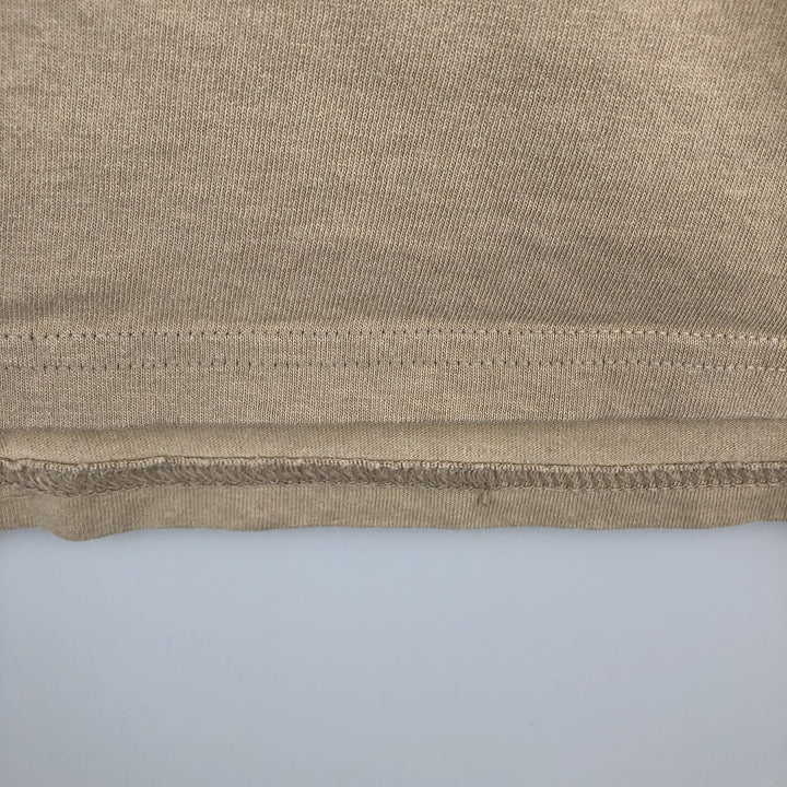 90'S Nike Logo T-Shirt, Men's Size L (approx.), Vintage cotton Beige type Vintage Second Hand
