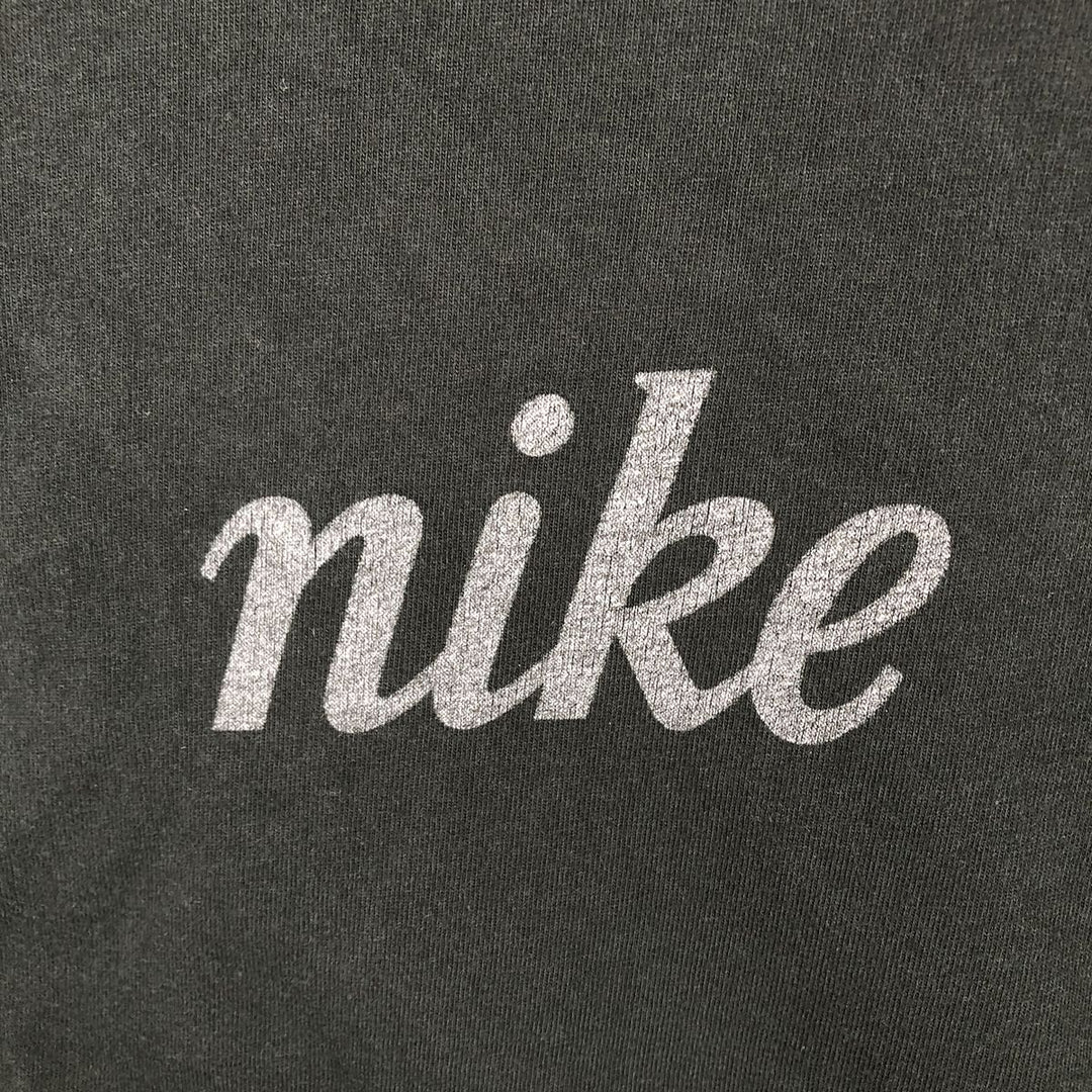 90'S Nike Logo Print T-Shirt, Men's Size L, Vintage cotton black type Vintage Second Hand