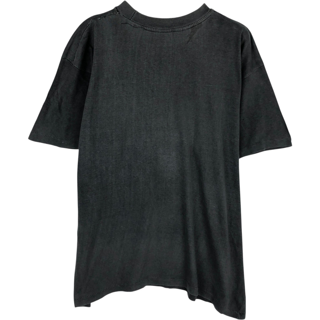 Adidas logo print t-shirt, men's size L (approx.), vintage. unclear gray type Vintage Second Hand