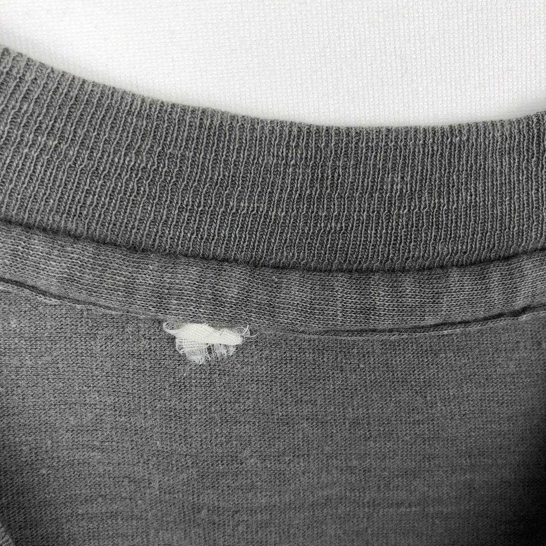 Adidas logo print t-shirt, men's size L (approx.), vintage. unclear gray type Vintage Second Hand