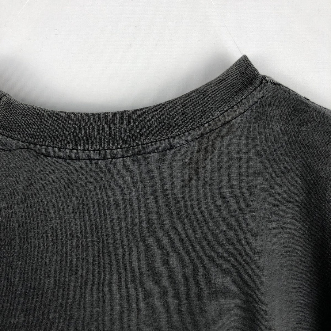 Adidas logo print t-shirt, men's size L (approx.), vintage. unclear gray type Vintage Second Hand