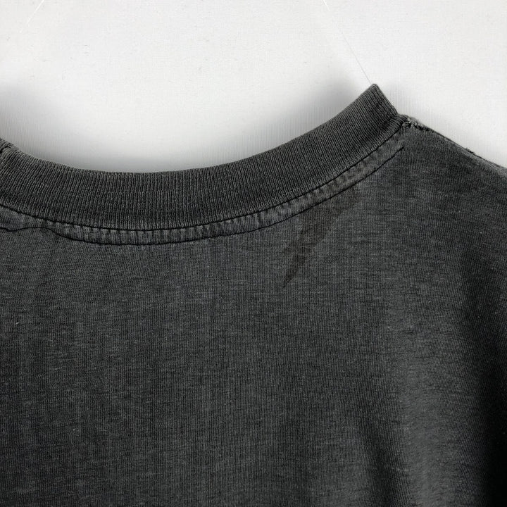 Adidas logo print t-shirt, men's size L (approx.), vintage. unclear gray type Vintage Second Hand