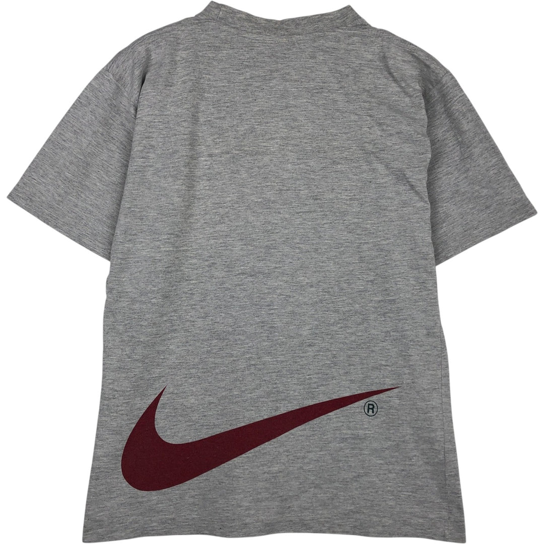 90'S Nike Logo Print T-Shirt, Men's S Size, Vintage cotton gray type Vintage Second Hand