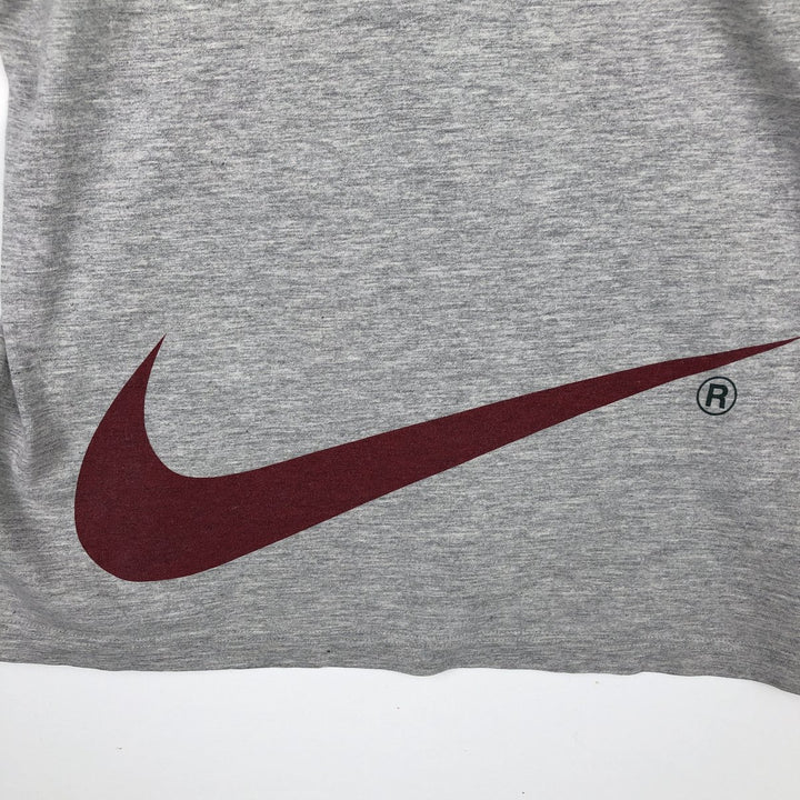 90'S Nike Logo Print T-Shirt, Men's S Size, Vintage cotton gray type Vintage Second Hand