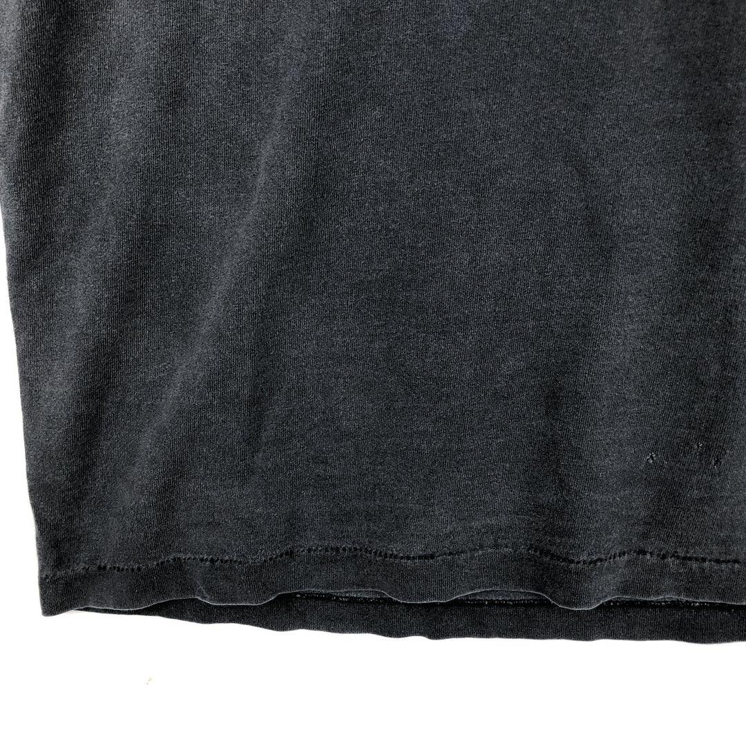 90'S NO FEAR surf skate T-shirt made in USA, men's XL size, vintage cotton black type Vintage Second Hand