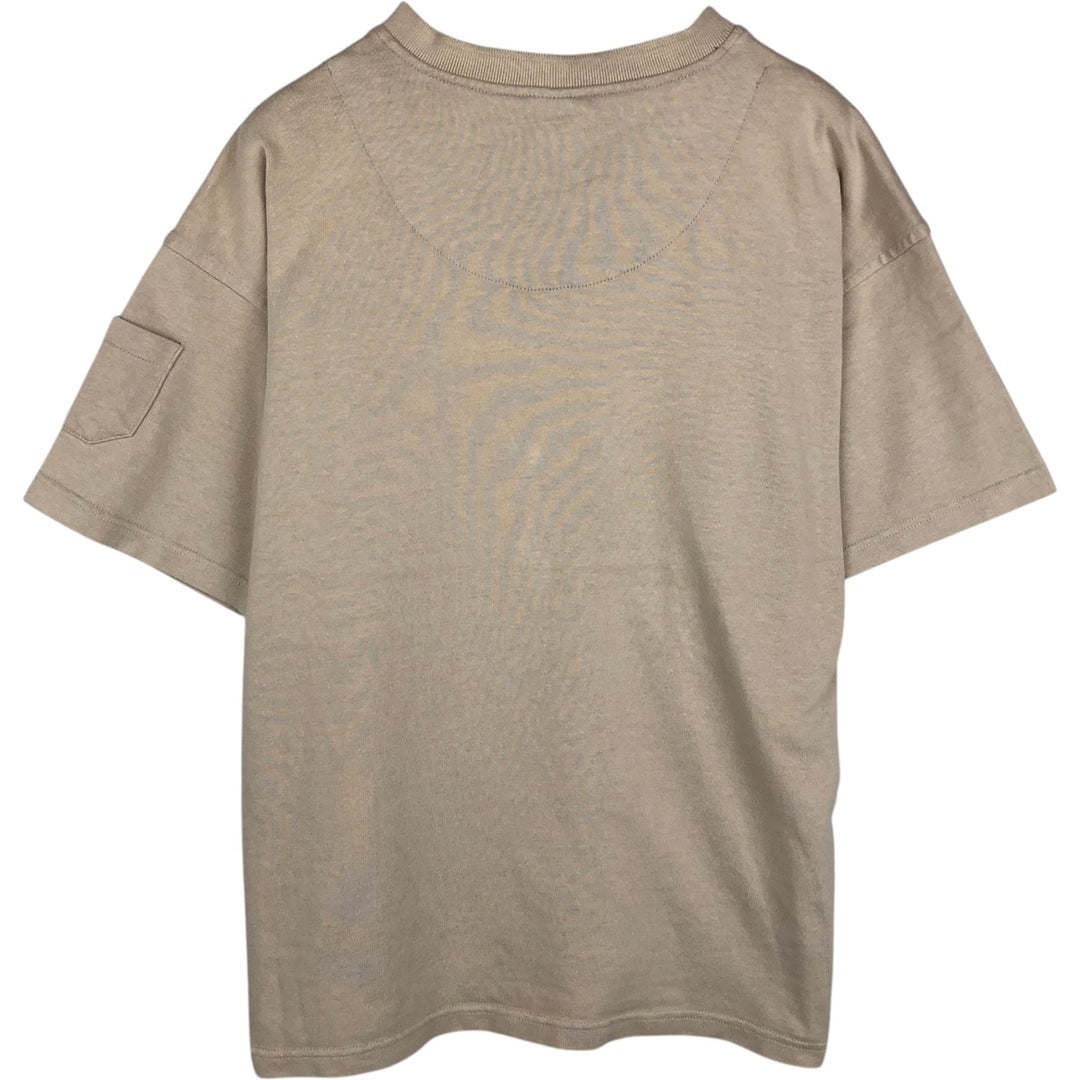 Nike V-neck logo t-shirt, men's size L (approx.), vintage. unclear Beige type Vintage Second Hand