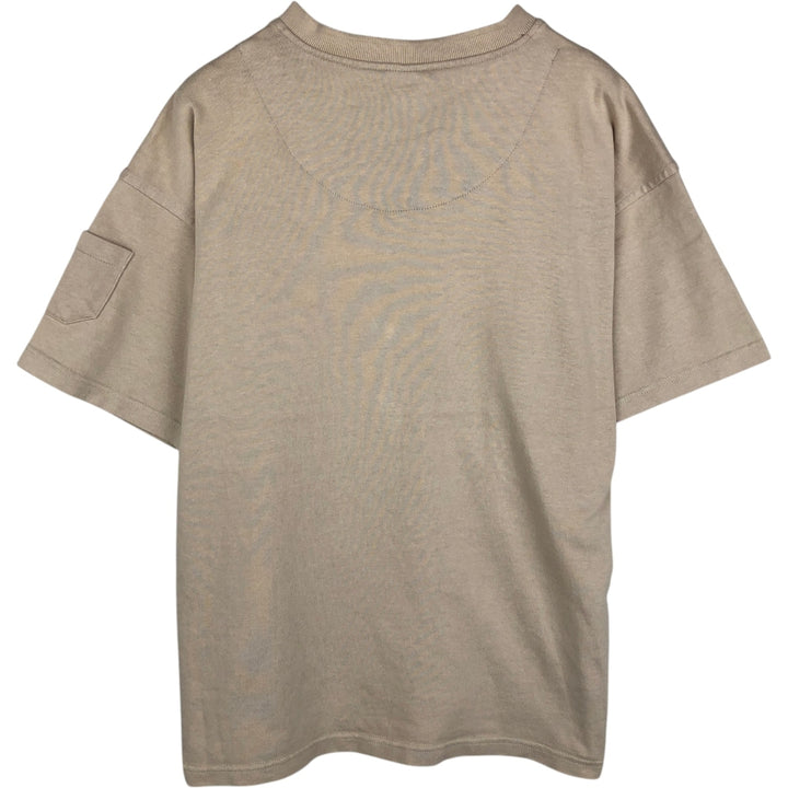 Nike V-neck logo t-shirt, men's size L (approx.), vintage. unclear Beige type Vintage Second Hand