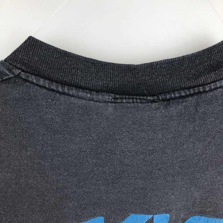 90'S Oakley logo print T-shirt, made in USA, men's size S equivalent, vintage. cotton black type Vintage Second Hand