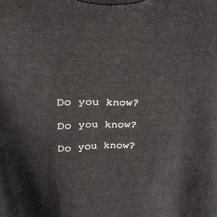 ~90'S sports print t-shirt, men's size S equivalent, vintage. unclear black type Vintage Second Hand