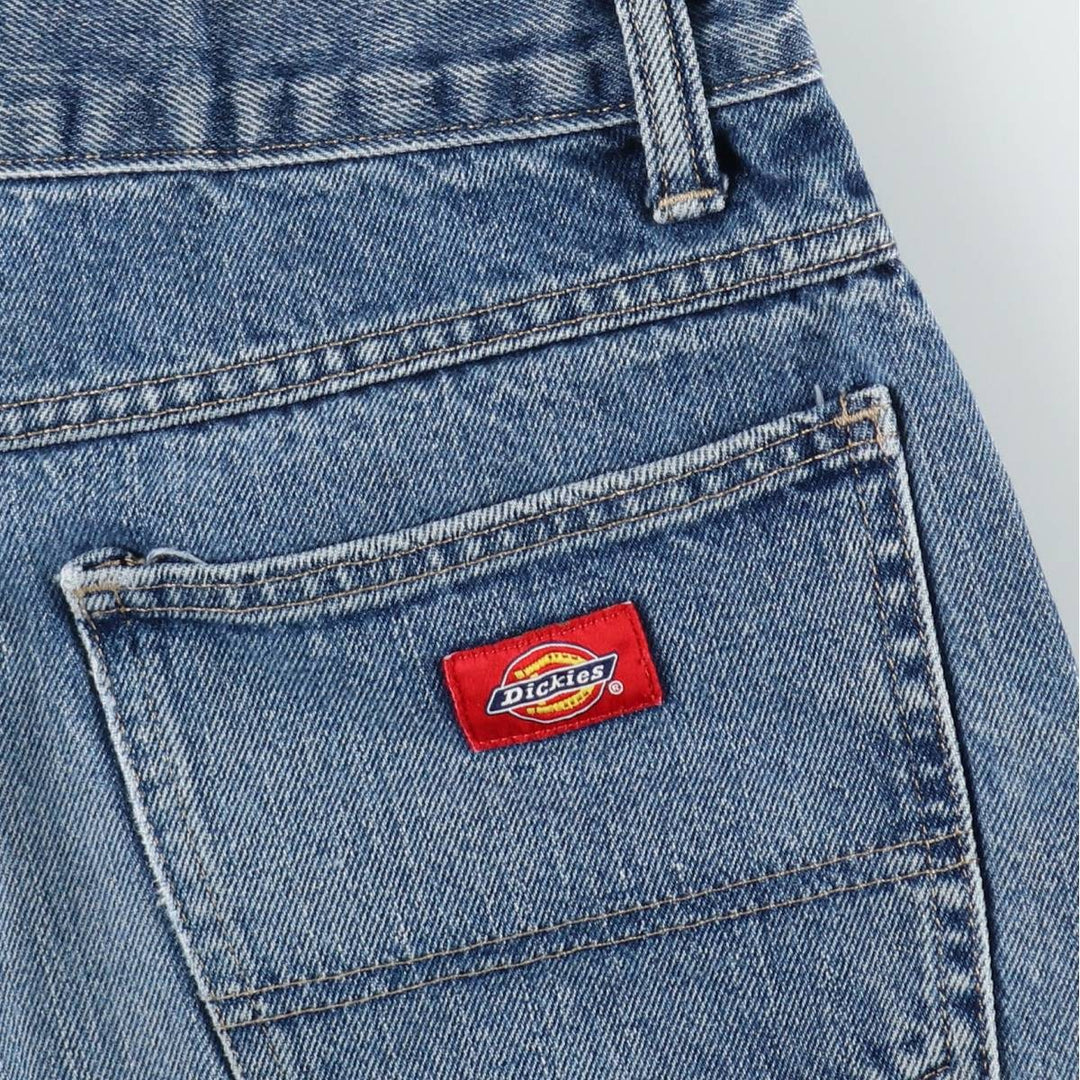 Dickies Regular Straight Denim Pants, Men's W30 (approx.) cotton blue type Vintage Second Hand
