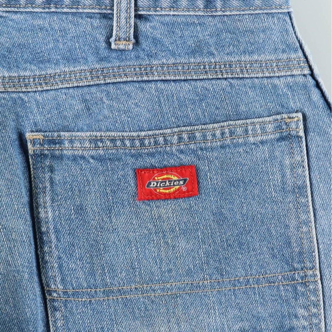 Dickies denim painter pants for men, equivalent to W37 cotton blue type Vintage Second Hand