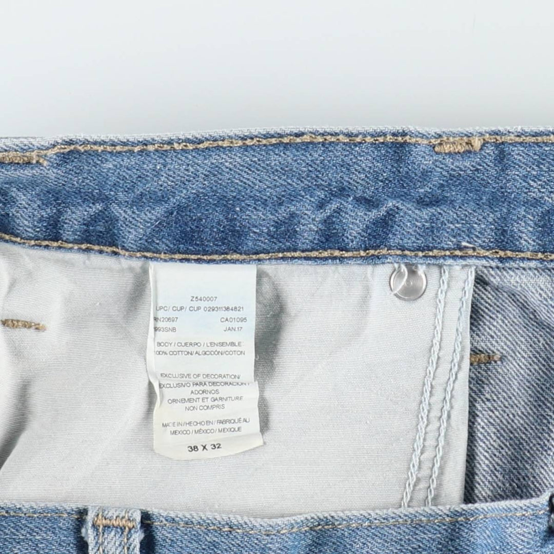 Dickies denim painter pants for men, equivalent to W37 cotton blue type Vintage Second Hand