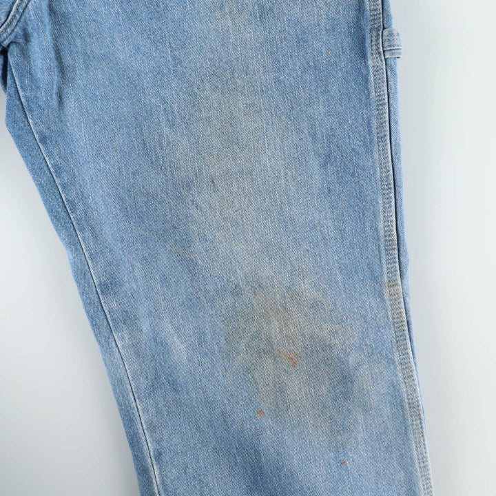Dickies denim painter pants for men, equivalent to W37 cotton blue type Vintage Second Hand