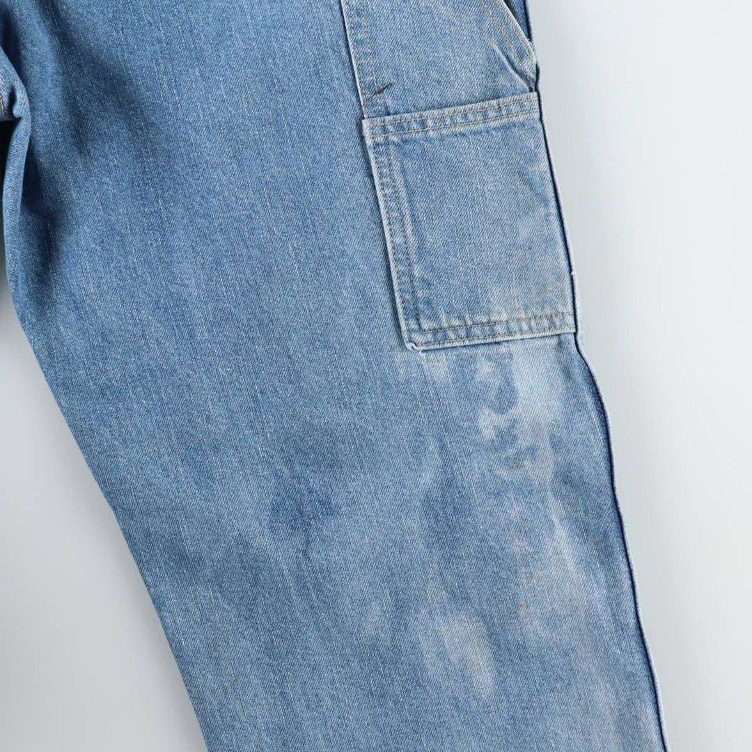 Dickies denim painter pants for men, equivalent to W37 cotton blue type Vintage Second Hand