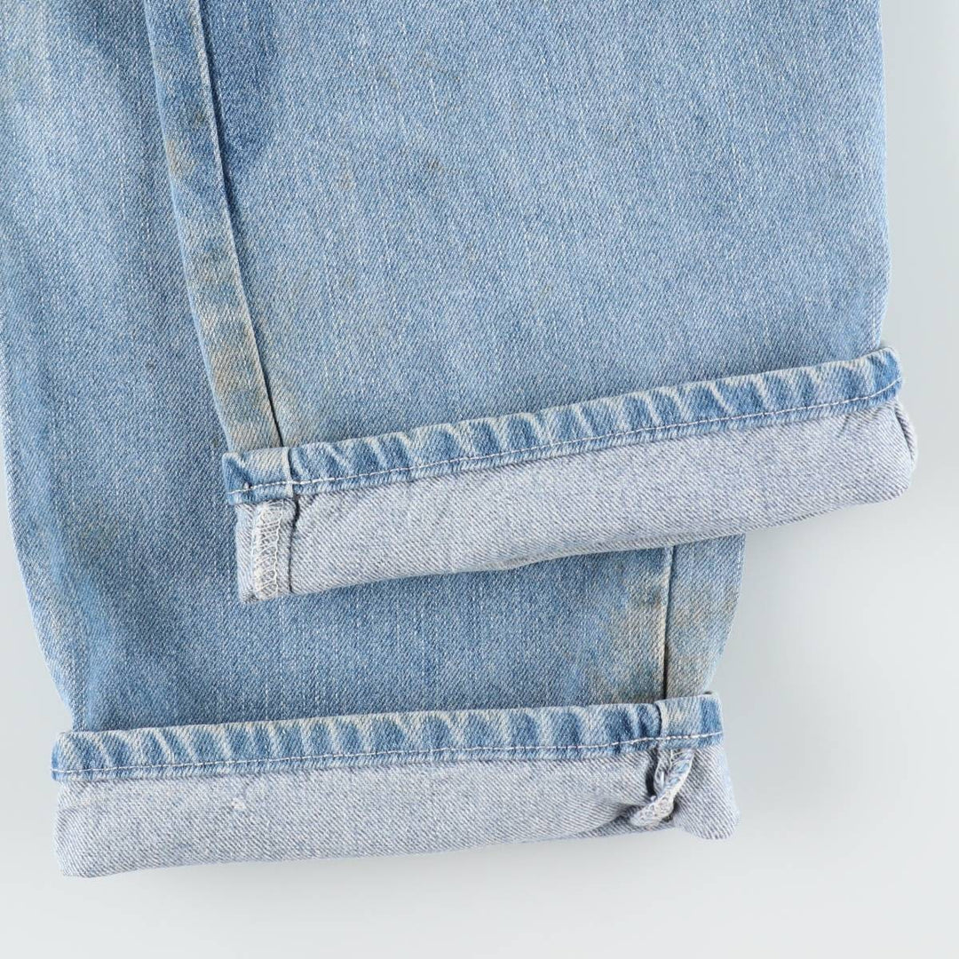 Dickies denim painter pants for men, equivalent to W37 cotton blue type Vintage Second Hand