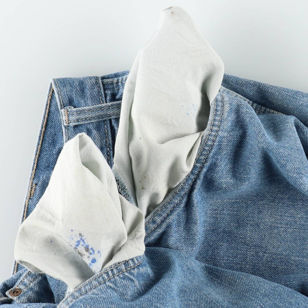 Dickies denim painter pants for men, equivalent to W37 cotton blue type Vintage Second Hand