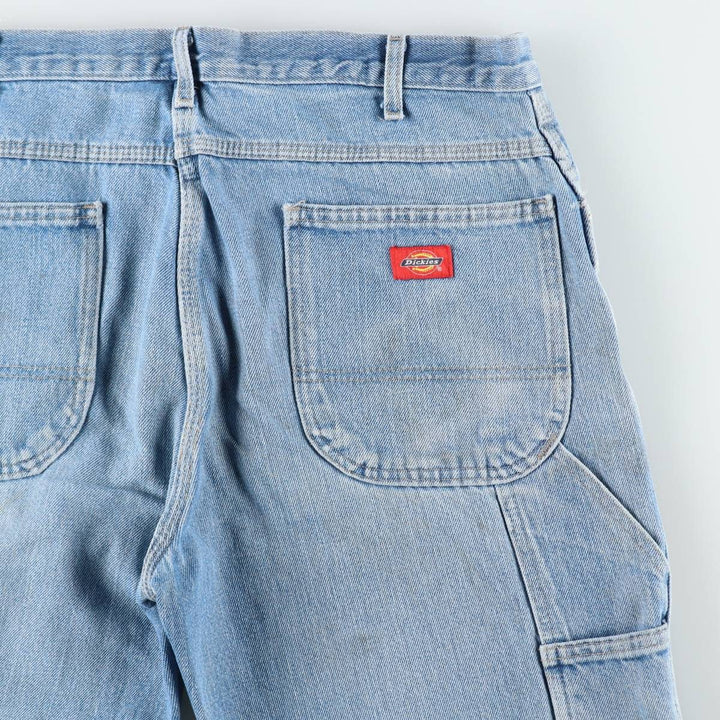 Dickies denim painter pants for men, equivalent to W37 cotton Blue type light blue Vintage Second Hand