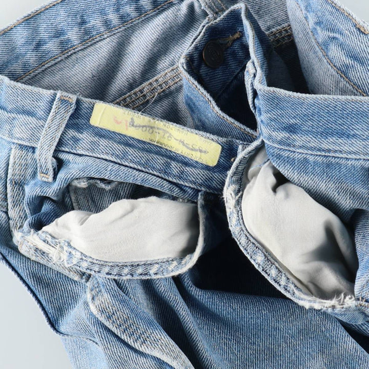 Dickies denim painter pants for men, equivalent to W37 cotton Blue type light blue Vintage Second Hand