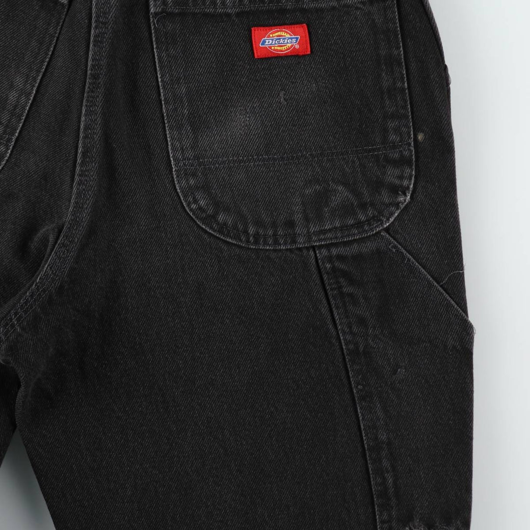 Dickies Black Denim Painter Pants, Men's Size W29 (approx.) unclear black type Vintage Second Hand
