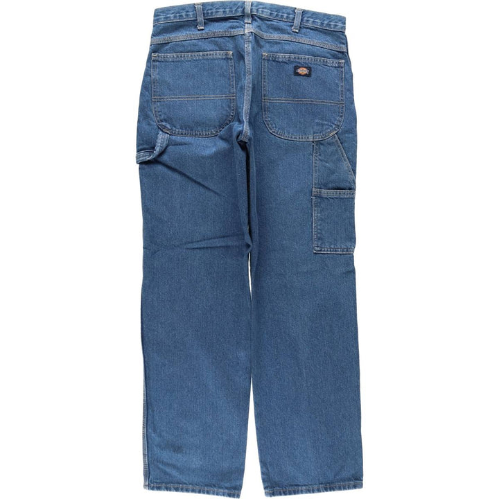Dickies denim painter pants for men, equivalent to w36 cotton blue type Vintage Second Hand