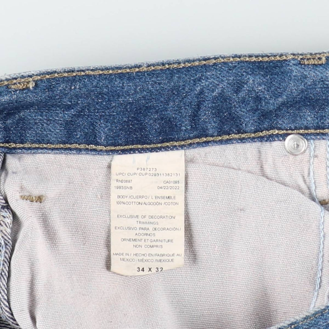 Dickies denim painter pants for men, equivalent to w36 cotton blue type Vintage Second Hand