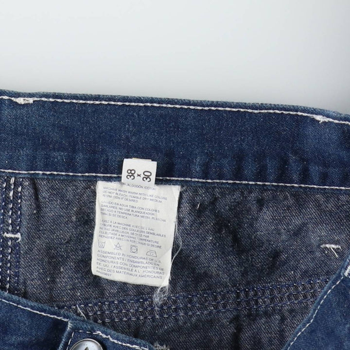 90s-era Dickies denim painter pants, men's size W35 (approx.), vintage. cotton navy blue type Vintage Second Hand