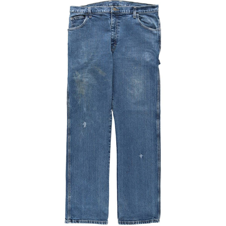 Dickies denim painter pants for men, equivalent to w36 cotton blue type Vintage Second Hand