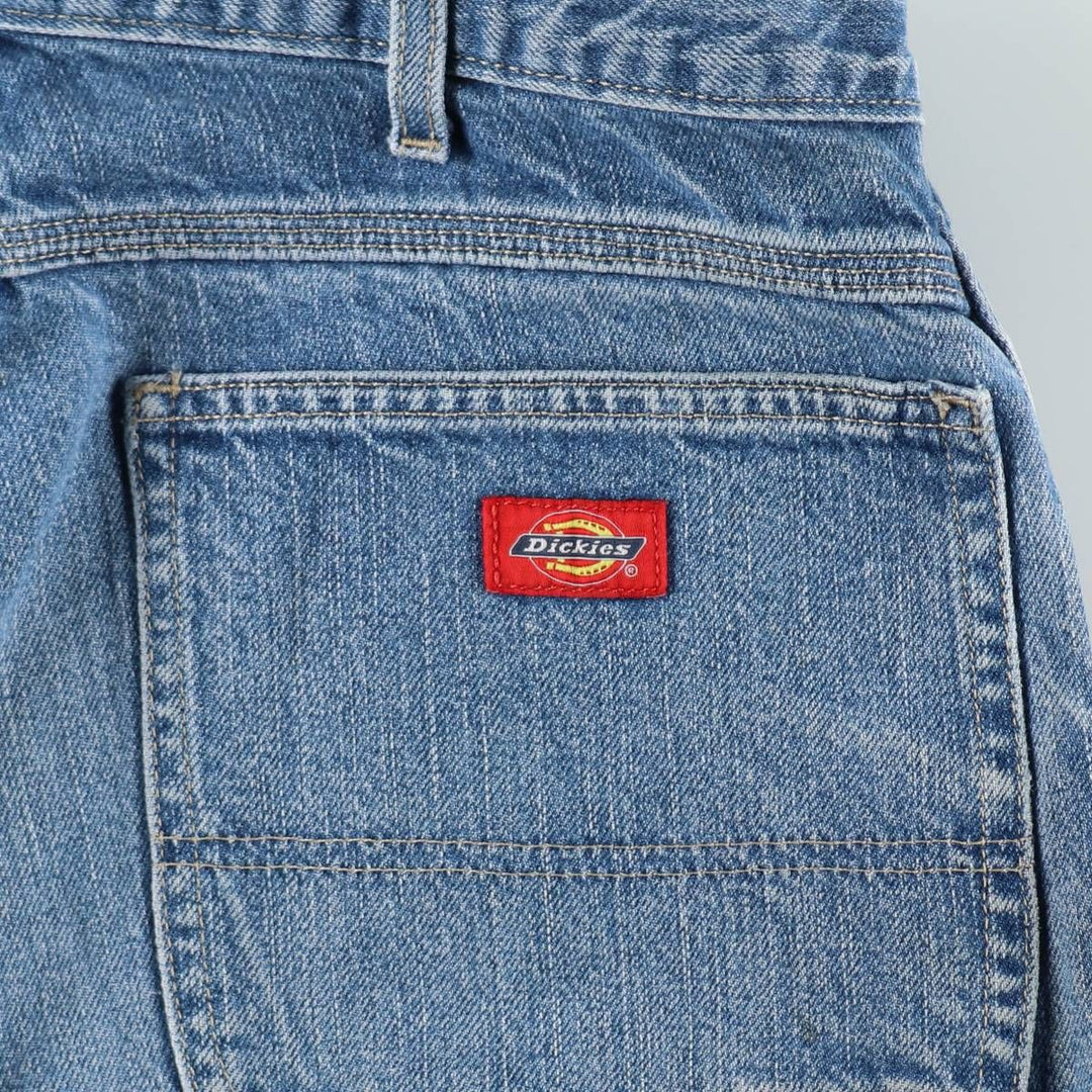 Dickies denim painter pants for men, equivalent to W35 cotton blue type Vintage Second Hand