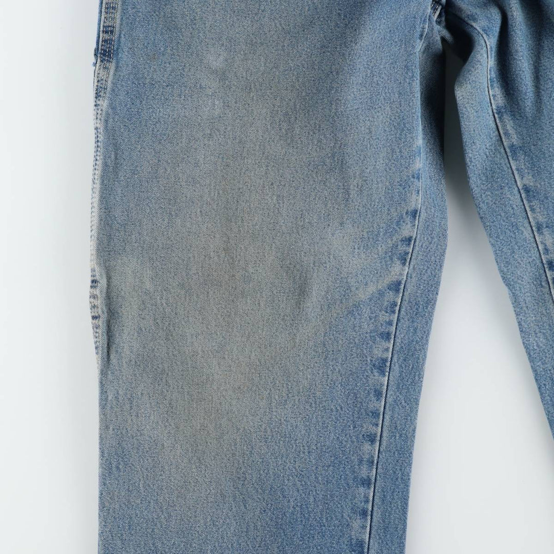 Dickies denim painter pants for men, equivalent to W33 unclear blue type Vintage Second Hand